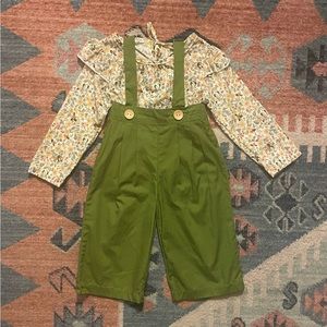 2T blouse with pants